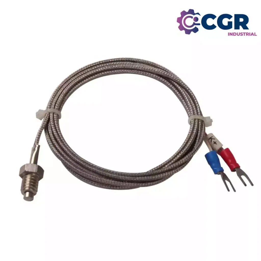 Termocupla tipo J modelo perno mini bulbo encamisado