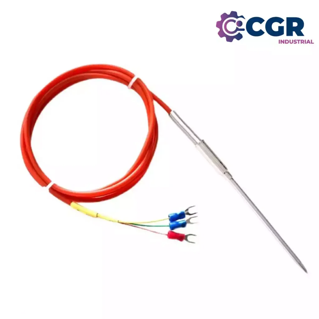 SENSOR DE TEMPERATURA PT100 (3H) TIPO AGUJA PRECABLEADO EN PVC