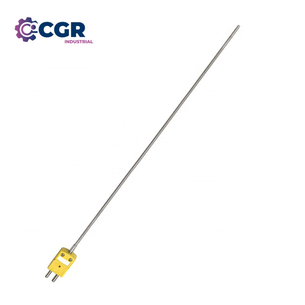 Sonda tipo K encamisada con mini conector macho