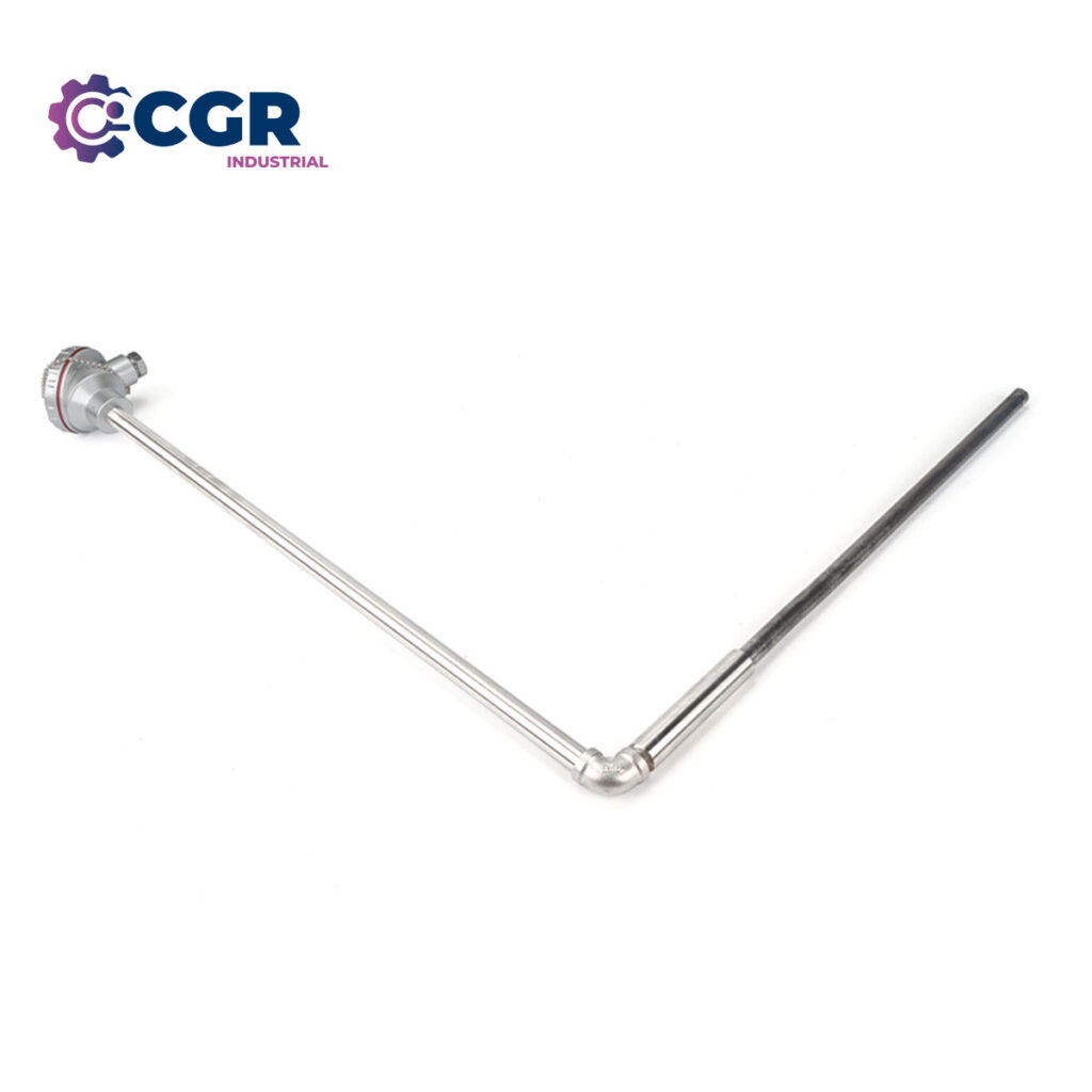 Termocupla tipo K con funda de carburo de silicio