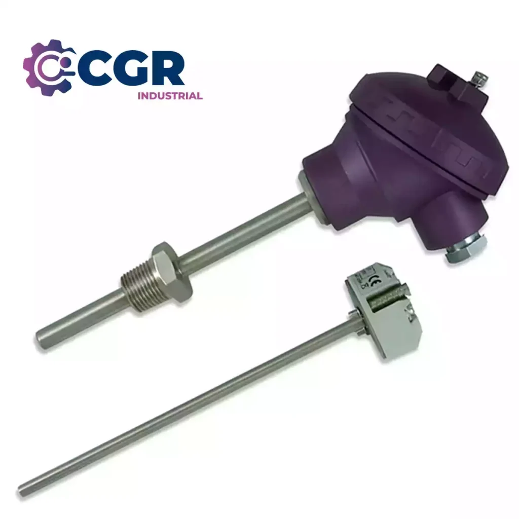 Termocupla tipo J con sonda encamisada intercambiable ideal para altas temperaturas
